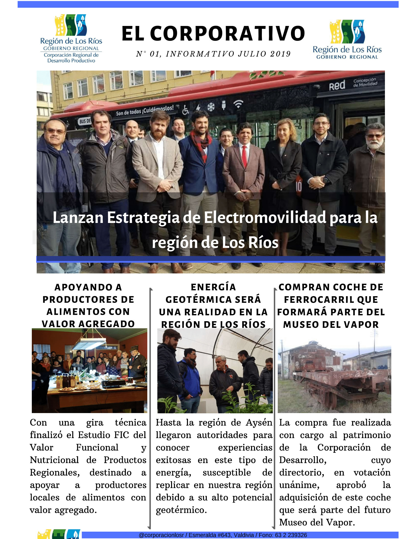 Boletín 01, - 6 de agosto 2019 -